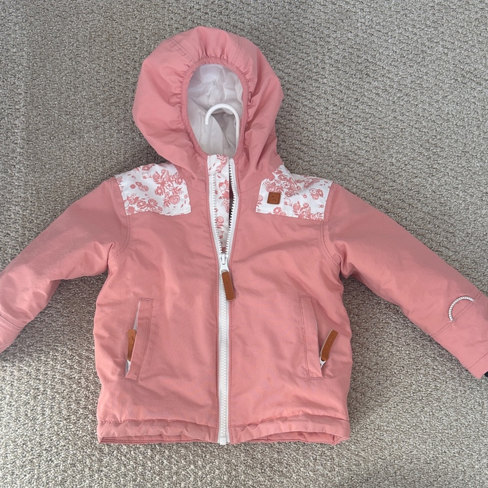 Pink Kids Hooded Jacket